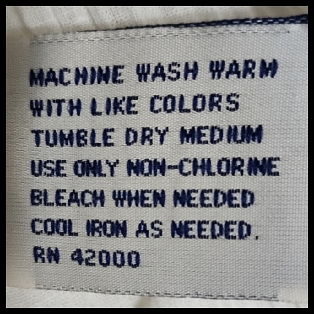 Basic Editions Vintage Button Down Cap Short Slee… - image 7